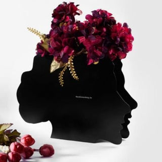 Women of Steel - Face Metal Vase