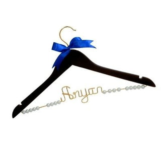 Personalized hanger with beads