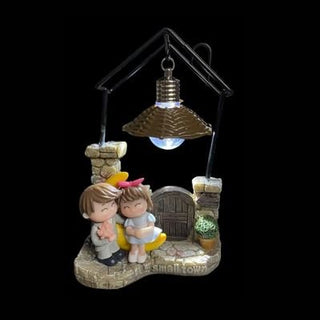 Small Town Couple Lamp