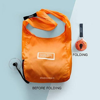 Reusable Grocery Bag - Nylon Grocery Tote Roll Up