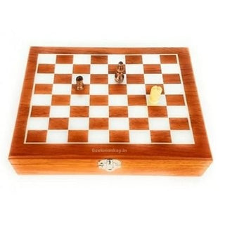 Hip Flask Set with Chess