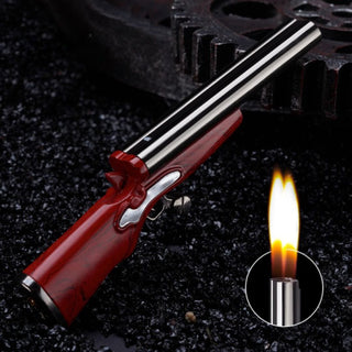 Dual Barrel Gun Lighter - Butane Gas Lighter