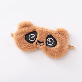 Brown Bear Eye Cover Mask