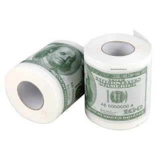 Dollar Bills - Toilet Paper Roll