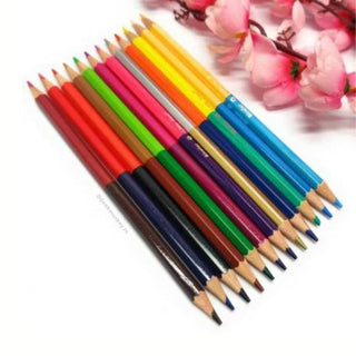 Dual Color Pencil - 24 Color Shades