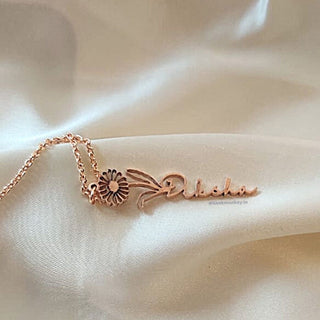 Birth Flower Necklace - Customized Necklace