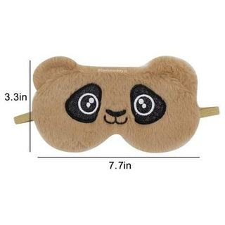 Brown Bear Eye Cover Mask