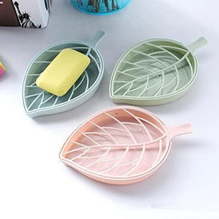 Leaf Soap Dish - Double Layer Soap Holder