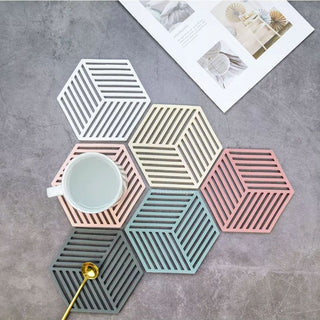 Hex Silicon Coasters