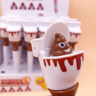 Poo in Toilet Pens - Set of 2