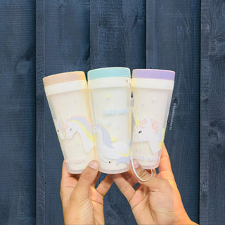 Unicorn Glass with Lid