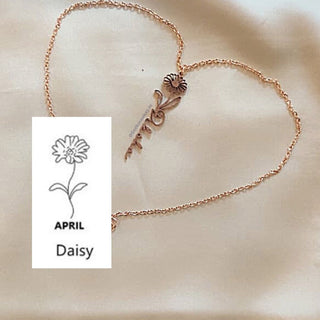 Birth Flower Necklace - Customized Necklace