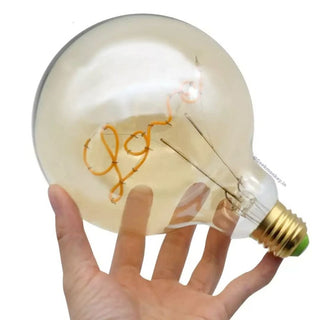 Love Filament Light Bulb