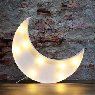 Moon Marquee Night Light - Room Decor - Marquee Style Light