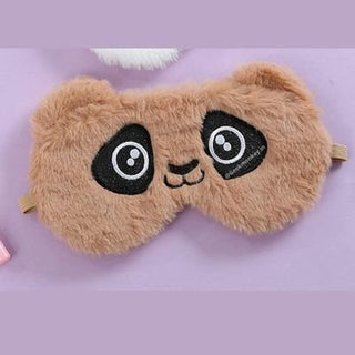 Brown Bear Eye Cover Mask