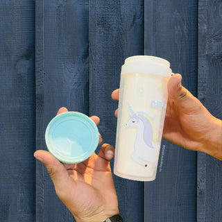 Unicorn Glass with Lid