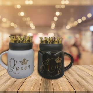 Couple Mug Set - For the King & Queen
