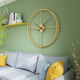 Simplistic Wall Clock - Metal Decor