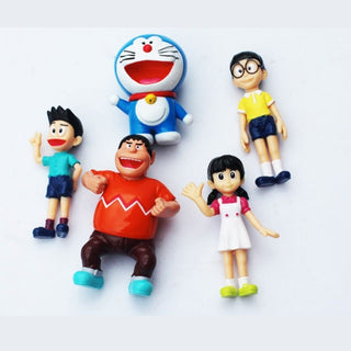 Cute Doraemon Family Figurines - Geekmonkey