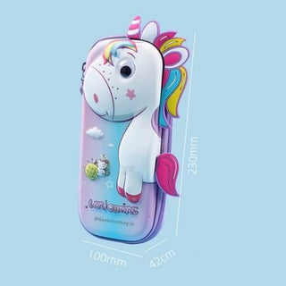 3D Unicorn Pencil Box