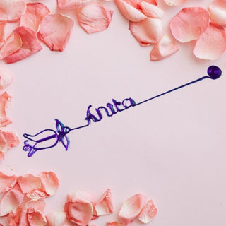 Handmade Personalised Wire Name Bookmark