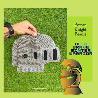 Roman Knight Helmet Beanie