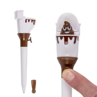 Poo in Toilet Pens - Set of 2