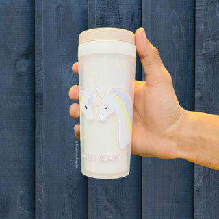 Unicorn Glass with Lid