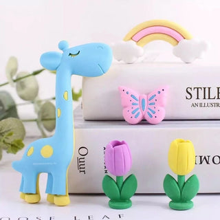 Giraffe Eraser Set