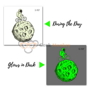 Space Ranger - Glow in Dark Tattoo (Set of 5)