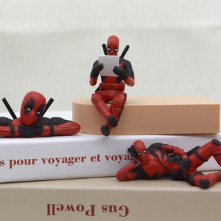 Deadpool Figurine - The Anti-Hero Figurine - Tiny Figurine Set of 3