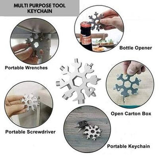 Snowflake Multi - Tool Keychain