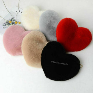 Heart Fur Sling Bag