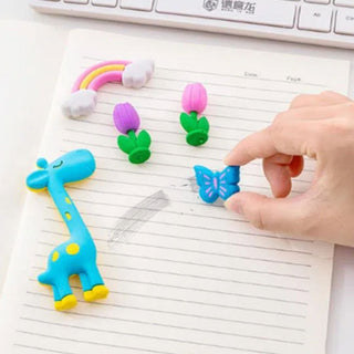 Giraffe Eraser Set