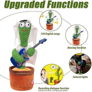 Character Dancing Cactus Toy - Music, Lights and Recording Toy for Toddlers