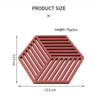 Hex Silicon Coasters