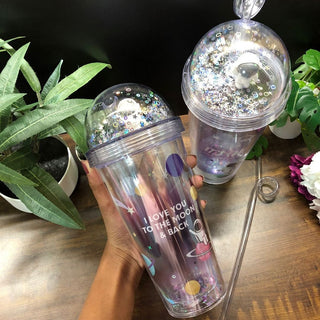 Astronaut LED Sipper (with straw) - Geekmonkey