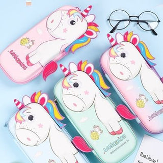 3D Unicorn Pencil Box