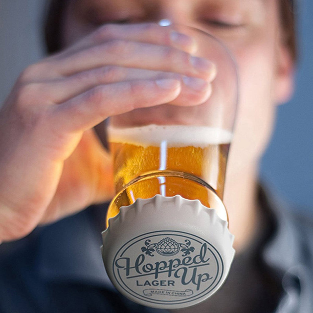 Upside Down Beer Bottle Glass Geekmonkey