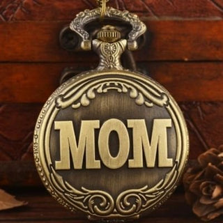 pocket watch keychain for mom