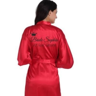 Customized Satin Robe