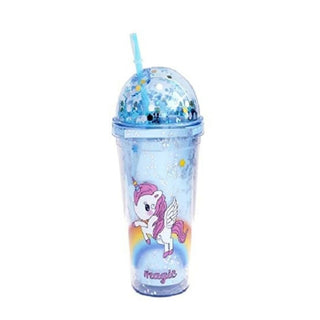 unicorn confetti sipper
