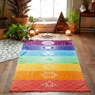 7 Chakra Tapestry - Wall Hanging - Yoga Mat