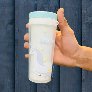 Unicorn Glass with Lid