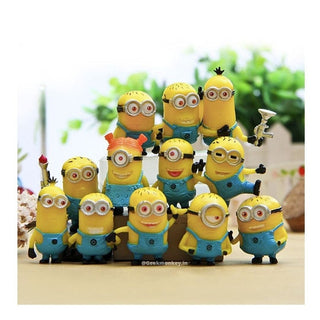 Minion Cake Toppers - Set of 12 Figurines