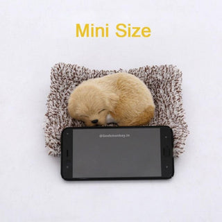 Cute Sleeping Dog | Activated Carbon Dashboard Ornament (Absorb Bad Smell)