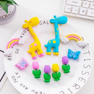 Giraffe Eraser Set