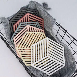 Hex Silicon Coasters