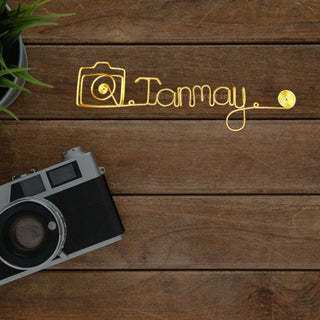 Handmade Personalised Wire Name Bookmark