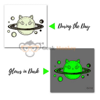 Space Ranger - Glow in Dark Tattoo (Set of 5)